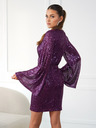 Edoti FREYA мини рокля - лилава