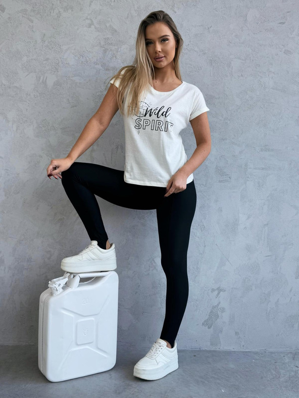 Edoti Тениска с печат - кремав цвят