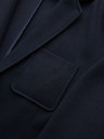 Ombre Clothing Мъжко тъмносиньо сако SLIM от фино структуриран плат