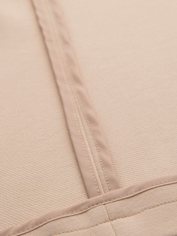 Ombre Clothing Мъжко бежово сако SLIM от фино структуриран плат