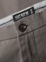 Ombre Clothing Мъжки чино панталони REGULAR FIT с фина структура - сиви