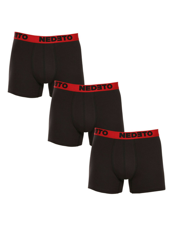 Nedeto Комплект от три - мъжки боксерки Nedeto черни
