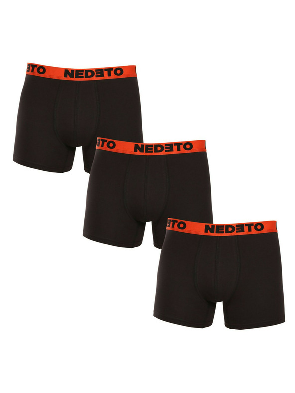 Nedeto Комплект от три - мъжки боксерки Nedeto черни