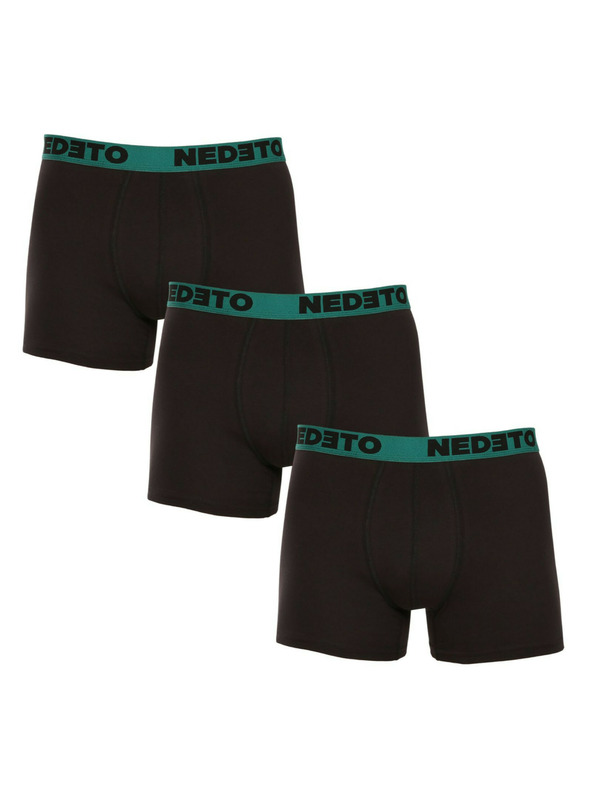 Nedeto Комплект от три - мъжки боксерки Nedeto черни