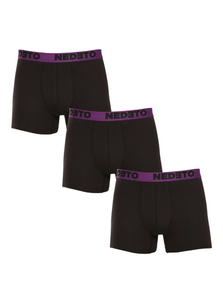 Nedeto Комплект от три - мъжки боксерки Nedeto черни