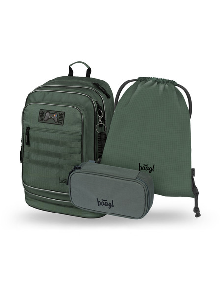 BAAGL  BAAGL КОМПЛЕКТ 3 Cubic Grove: раница, моливник, торбичка