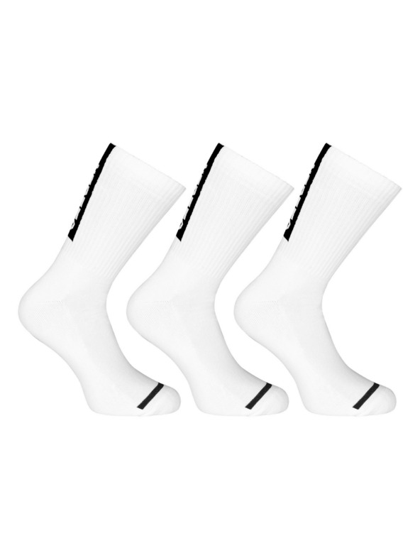 Nedeto Комплект от три - Nedeto спортни високи бели чорапи