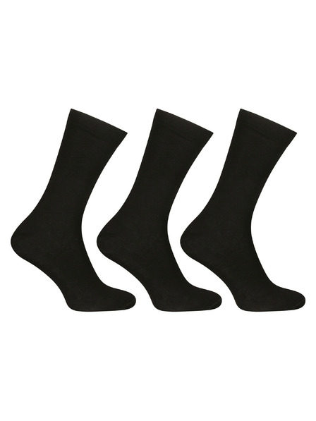 Nedeto Комплект от три - Nedeto високи бамбукови чорапи черни