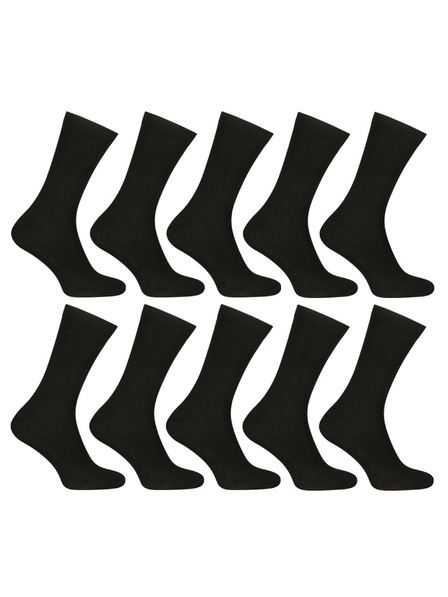 Nedeto Комплект от десет - Nedeto високи бамбукови чорапи черни