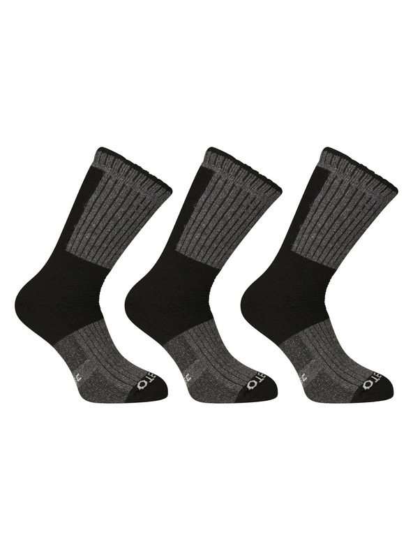 Nedeto Комплект от три - Nedeto високи зимни чорапи черни