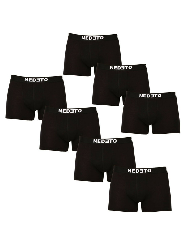 Nedeto Комплект от седем - мъжки боксерки Nedeto черни