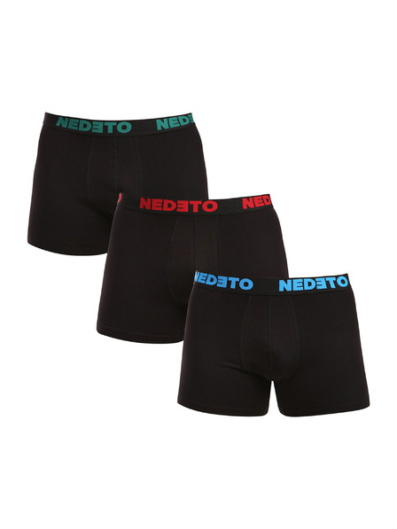 Nedeto Комплект от три - мъжки боксерки Nedeto черни