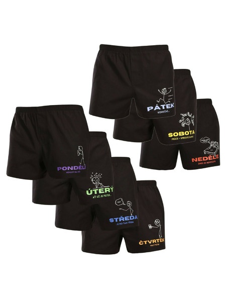 Nedeto Комплект от седем - мъжки боксерки Nedeto Седмица 1