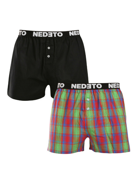 Nedeto Комплект от два - мъжки боксерки Nedeto многоцветни