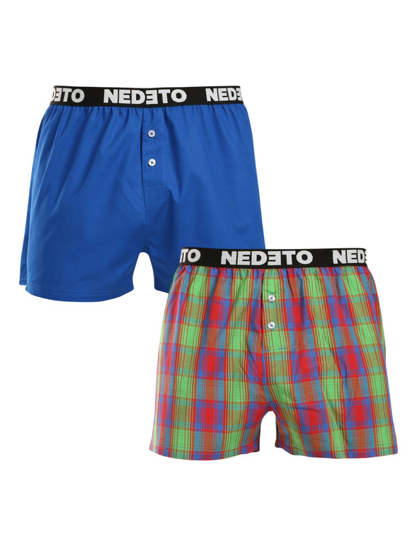 Nedeto Комплект от два - мъжки боксерки Nedeto многоцветни