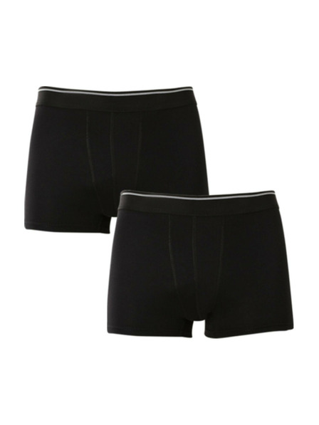 Nedeto Комплект от два - мъжки боксерки Nedeto basic черни