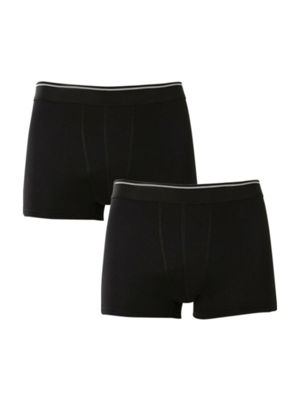 Nedeto Комплект от два - мъжки боксерки Nedeto basic черни