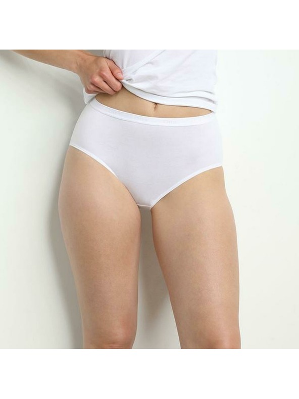 DIM Дамски памучни гащи 2 бр. - бяло