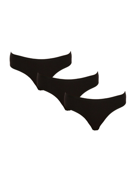 Nedeto Комплект от три - дамски бикини Nedeto black