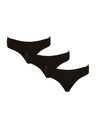 Nedeto Комплект от три - дамски бикини Nedeto black