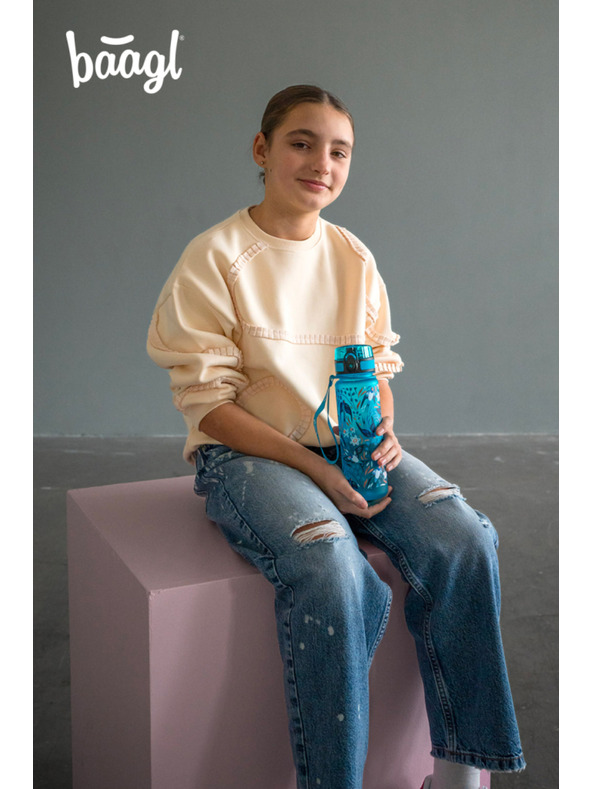 BAAGL  BAAGL Тританова бутилка за пиене Лястовки, 500 мл