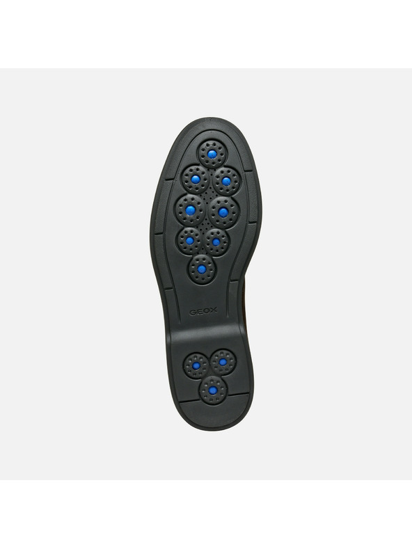 Geox Тъмнокафяви мъжки ankle обувки Geox Spherica EC17
