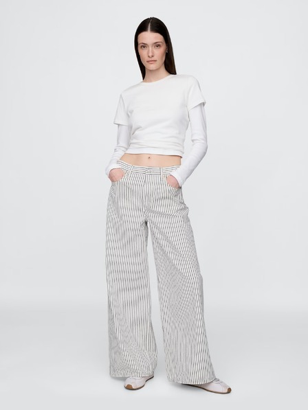 GAP Дънки Stripe Baggy GAP