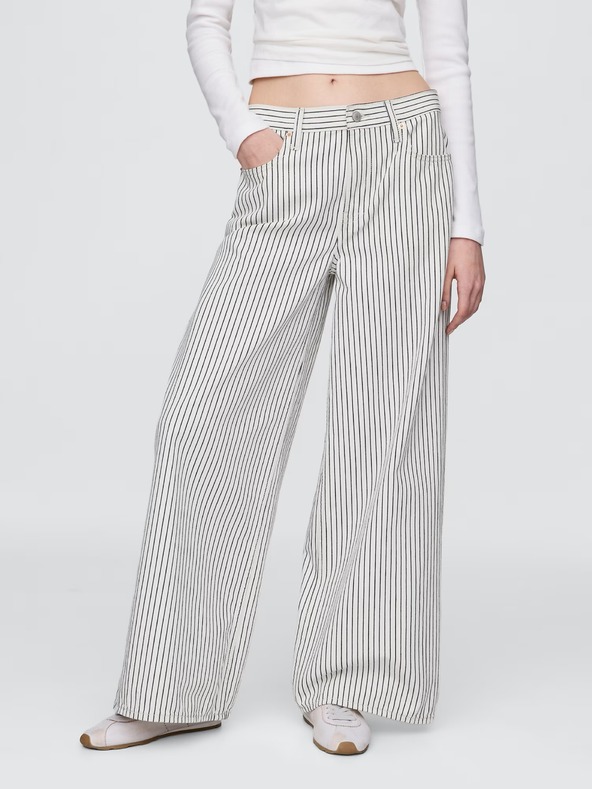 GAP Дънки Stripe Baggy GAP
