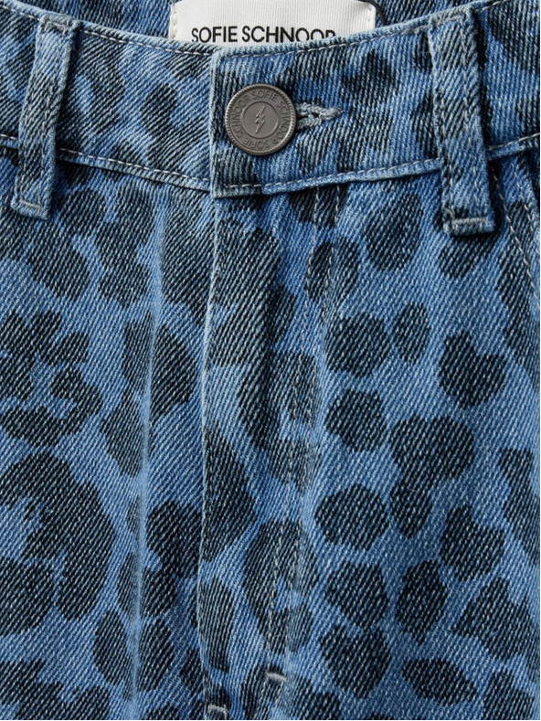 Sofie Schnoor Сини дамски дънки с шарка Sofie Schnoor