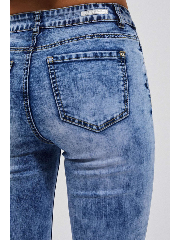 Moodo Дамски дънки Moodo – тъмно сини