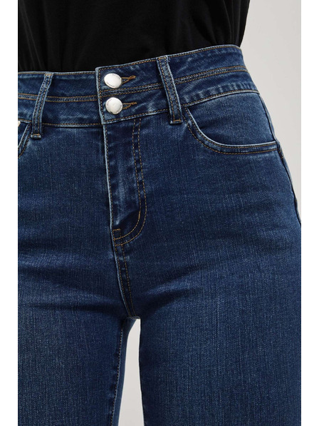 Moodo Дамски дънки Moodo - тъмно морско синьо