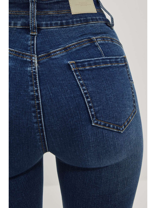 Moodo Дамски дънки Moodo - тъмно морско синьо