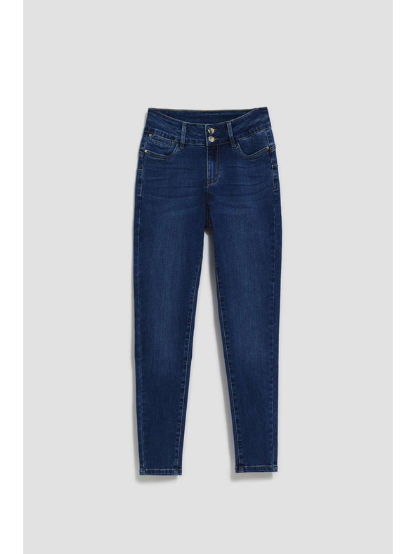 Moodo Дамски дънки Moodo - тъмно морско синьо