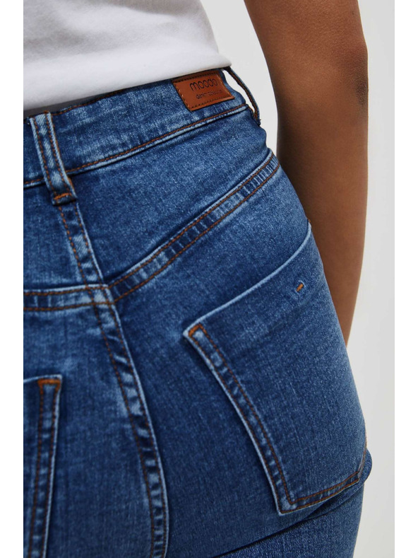 Moodo Дамски дънки Moodo – тъмно сини