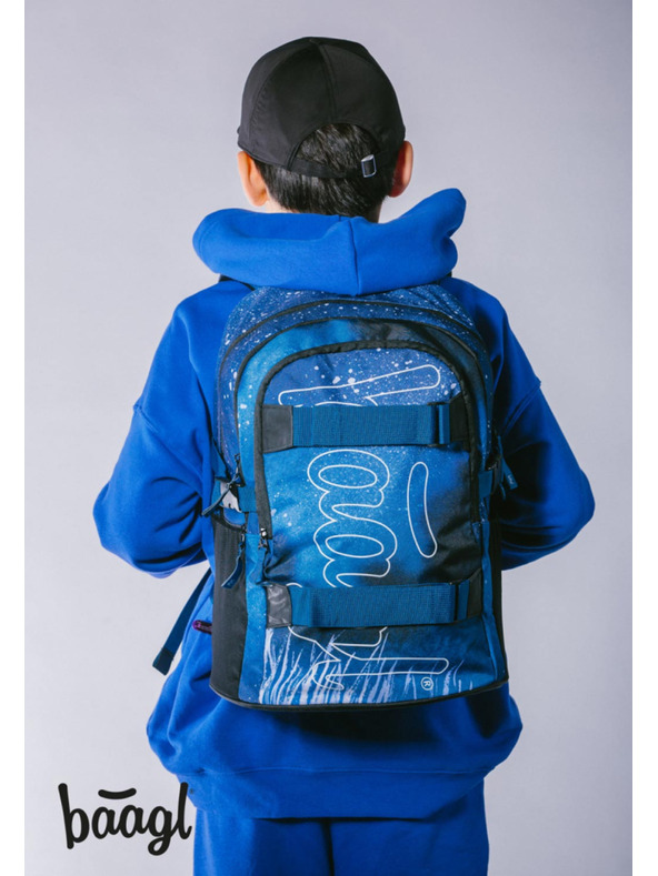 BAAGL  BAAGL 3 КОМПЛЕКТ Skate Steel: раница, моливник, торбичка