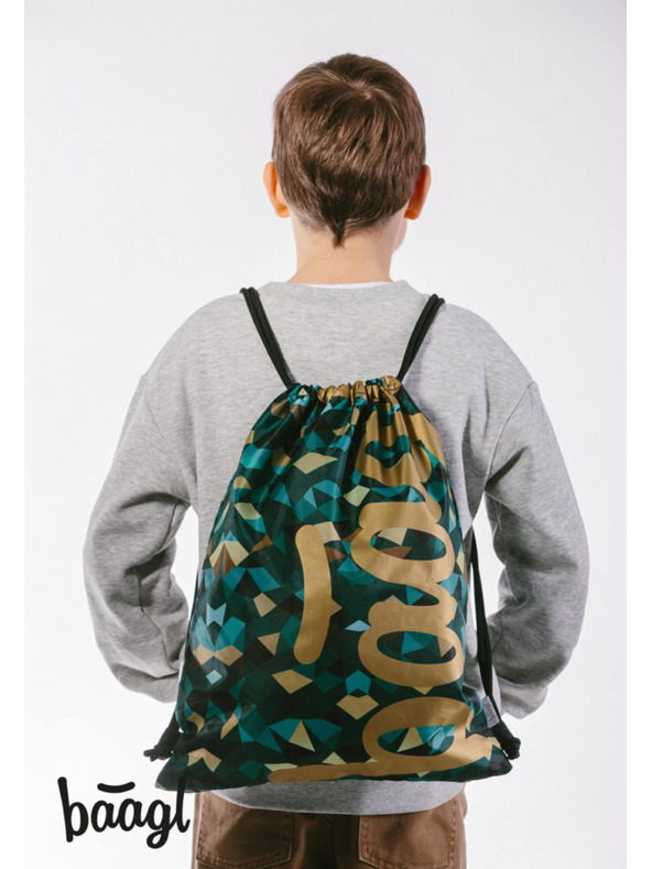 BAAGL  BAAGL 3 КОМПЛЕКТ Skate Polygon: раница, моливник, торбичка