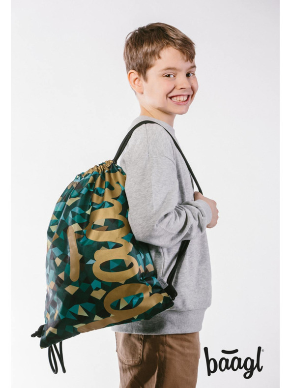 BAAGL  BAAGL 3 КОМПЛЕКТ Skate Polygon: раница, моливник, торбичка