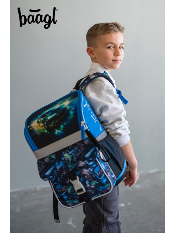BAAGL  BAAGL Ученическа раница Zippy Състезателен автомобил