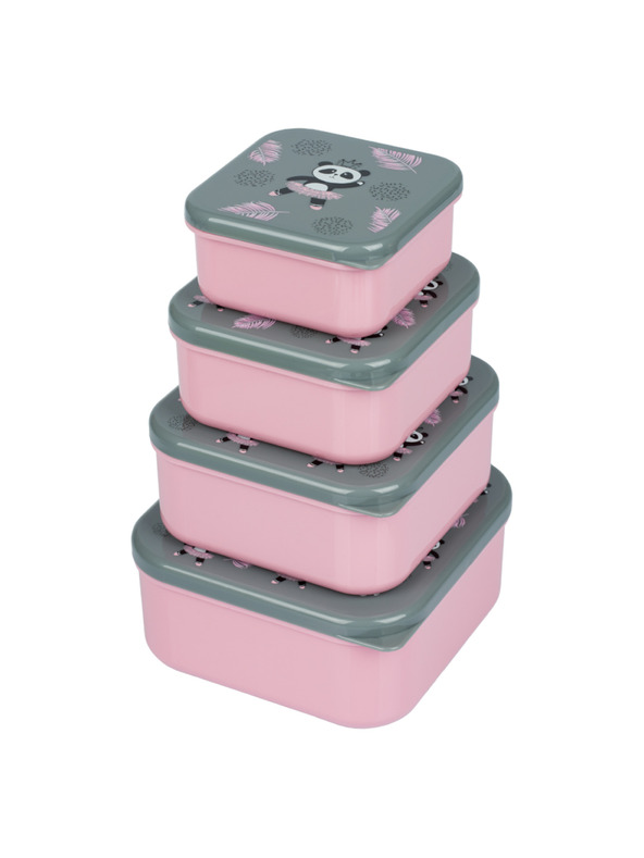 BAAGL  BAAGL Кутия за закуска 4 в 1 Панда