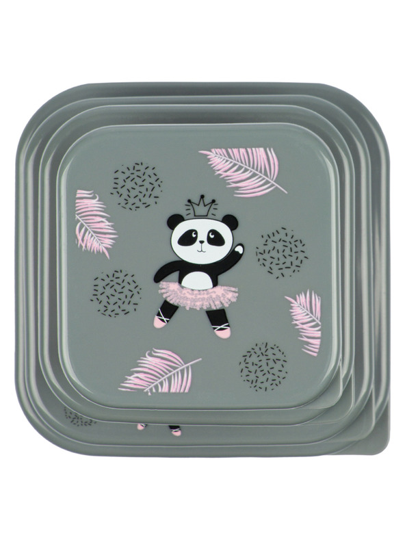 BAAGL  BAAGL Кутия за закуска 4 в 1 Панда