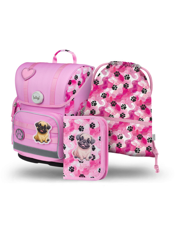 BAAGL  BAAGL СЕТ 3 Ergo Лапи: раница, моливник, торбичка