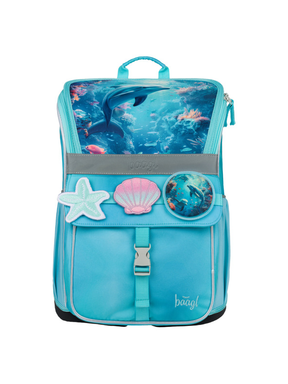 BAAGL  BAAGL Училищна раница Zippy Делфин