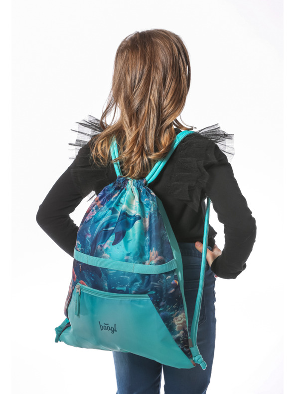 BAAGL  BAAGL СЕТ 3 Zippy Делфин: раница, моливник, торбичка