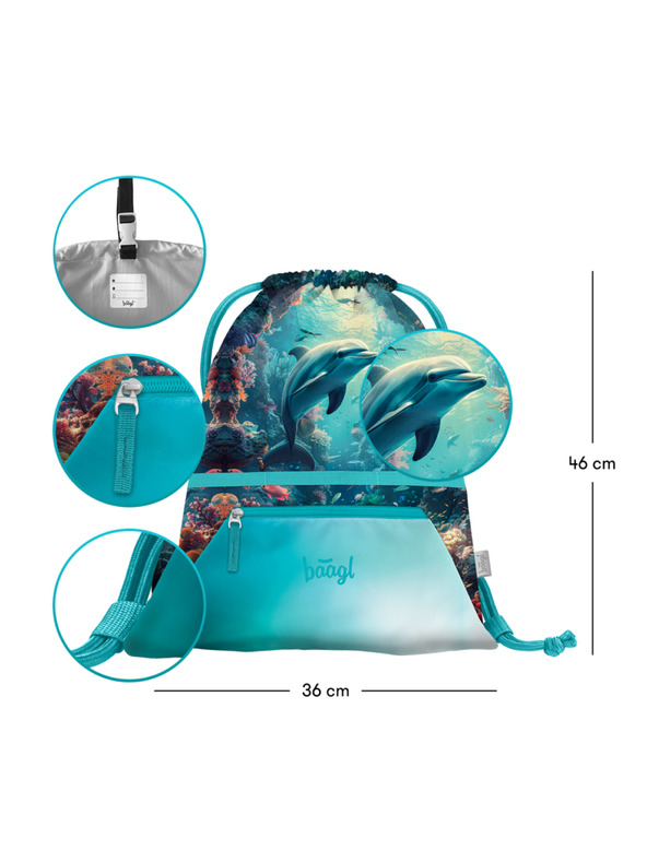 BAAGL  BAAGL Торба с джоб Делфин