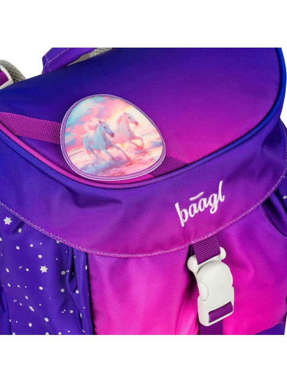 BAAGL  BAAGL Училищна раница Airy Коне сърца
