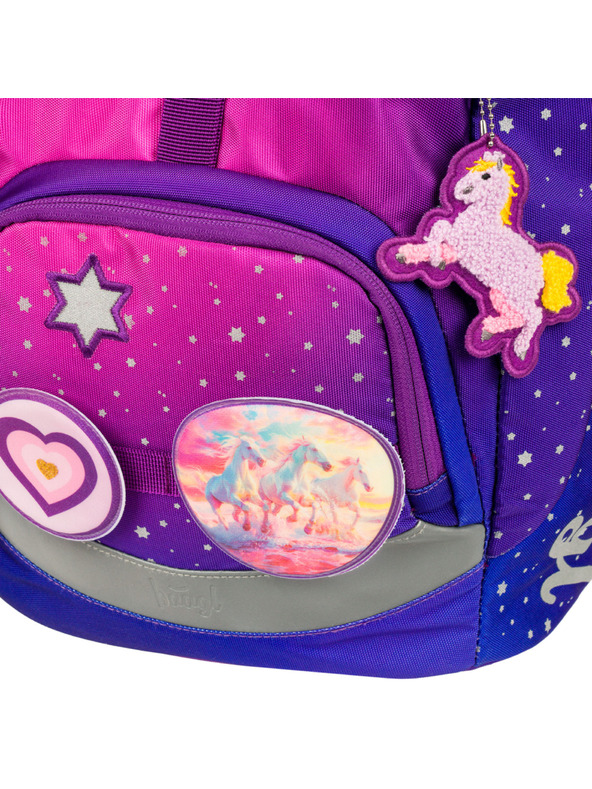 BAAGL  BAAGL Училищна раница Airy Коне сърца