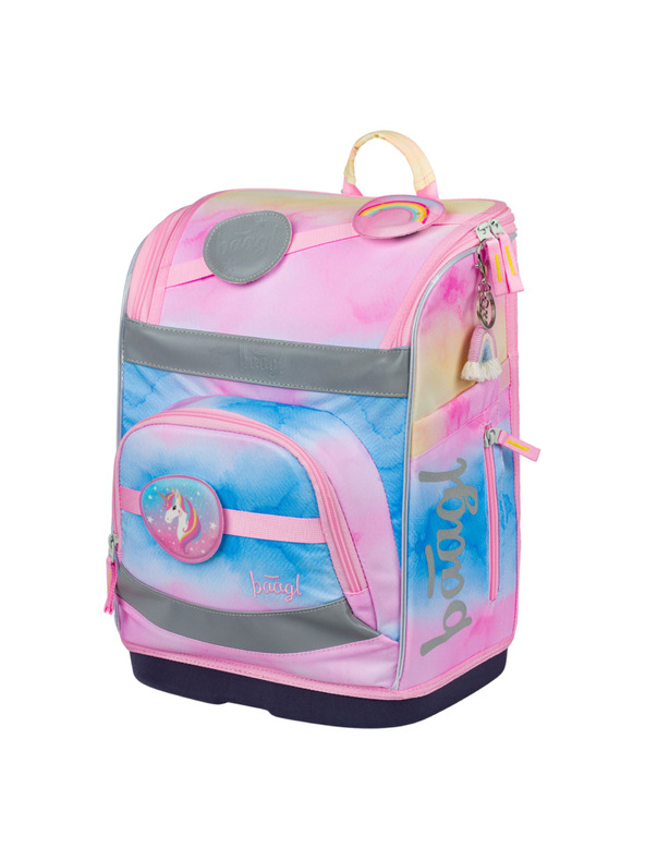 BAAGL  BAAGL СЕТ 3 Zippy плюс Rainbow Еднорог: раница, моливник, торбичка