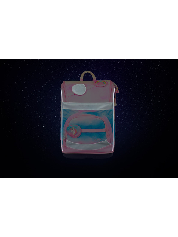 BAAGL  BAAGL СЕТ 3 Zippy плюс Rainbow Еднорог: раница, моливник, торбичка