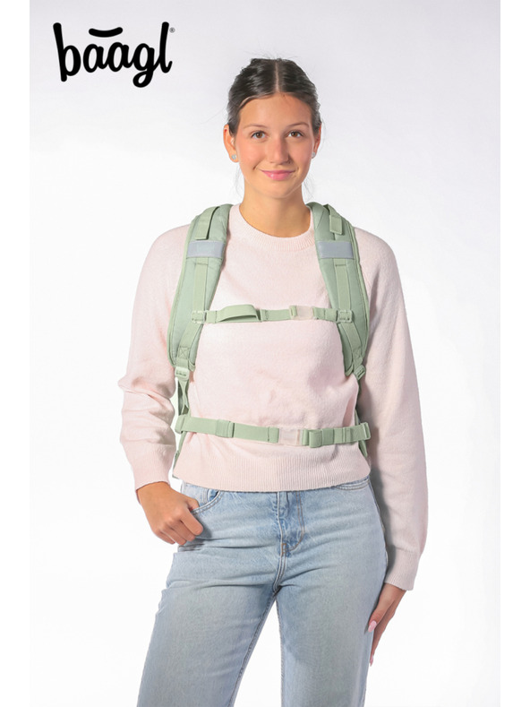 BAAGL  BAAGL Училищна раница Skate max Ментол