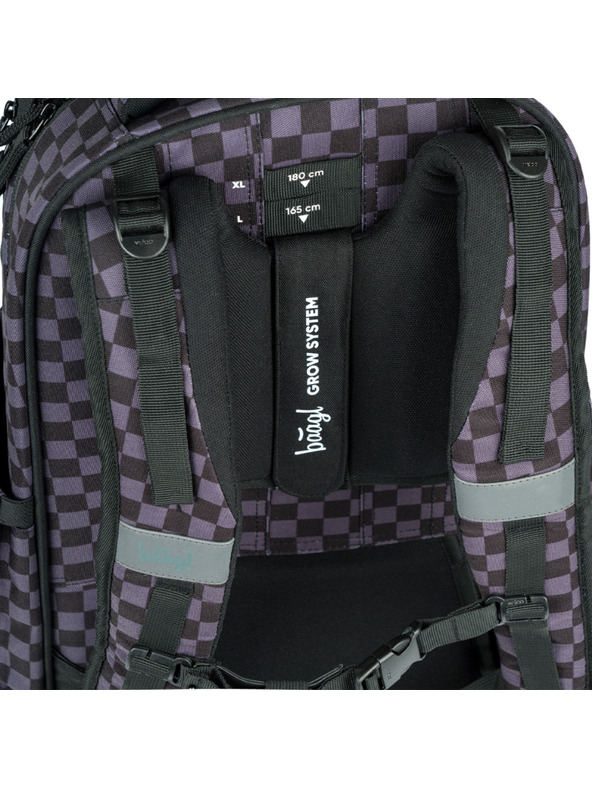 BAAGL  BAAGL Ученическа раница Skate max SKA сива